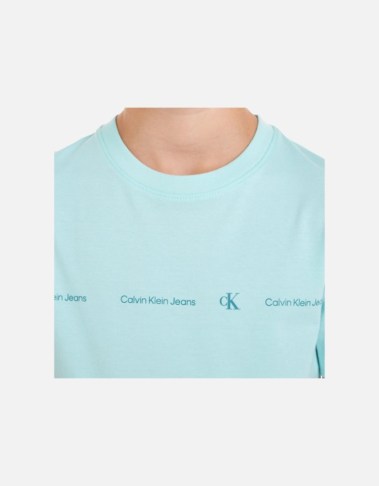 Juniors Minimalistic T-Shirt (Turquoise)