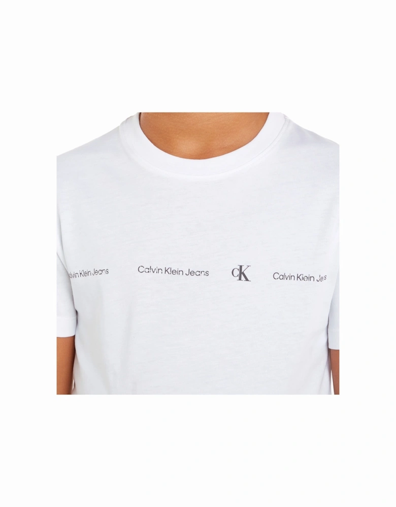 Juniors Minimalistic T-Shirt (White)