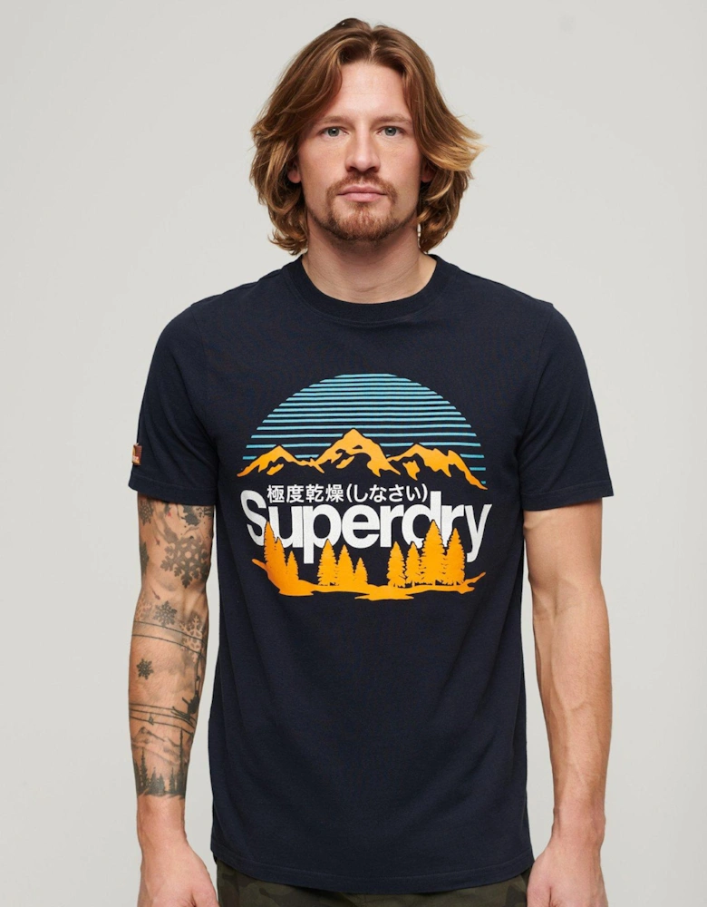 Great Outdoors Graphic T-shirt - Navy
