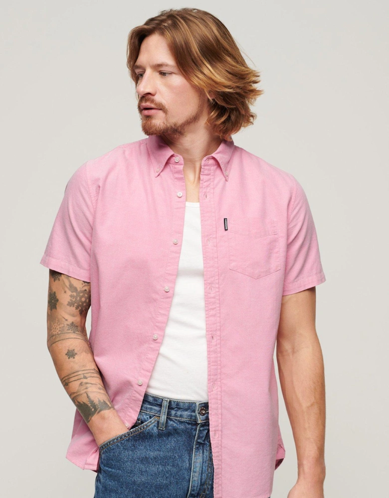 Oxford Short Sleeve Shirt - Pink
