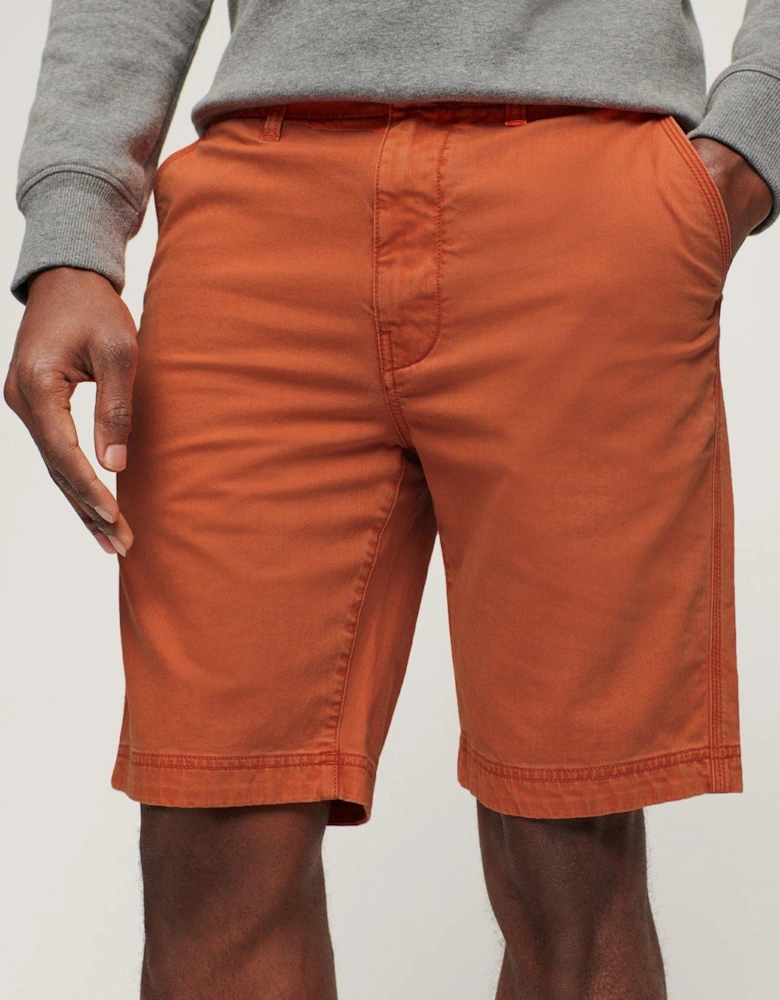 Officer Chino Shorts - Orange