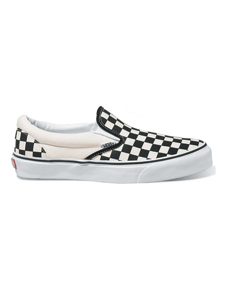 Kids Unisex Classic Slip-On Checkerboard Trainer - Black/White