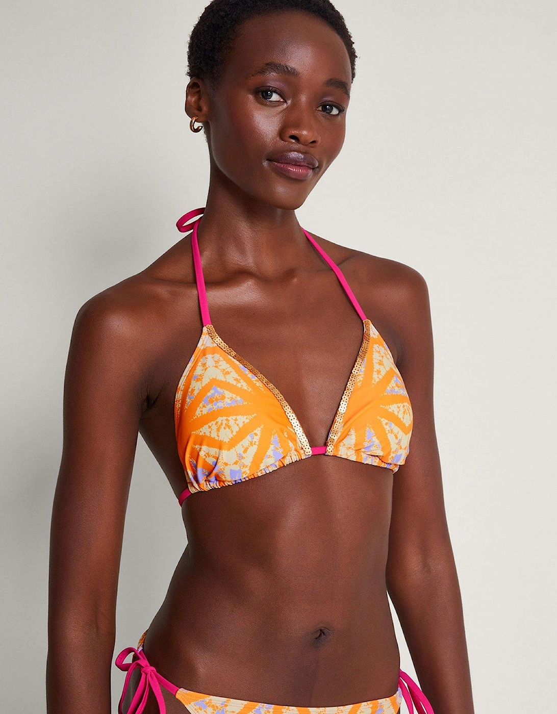 Santiago Bikini Top - Orange, 2 of 1