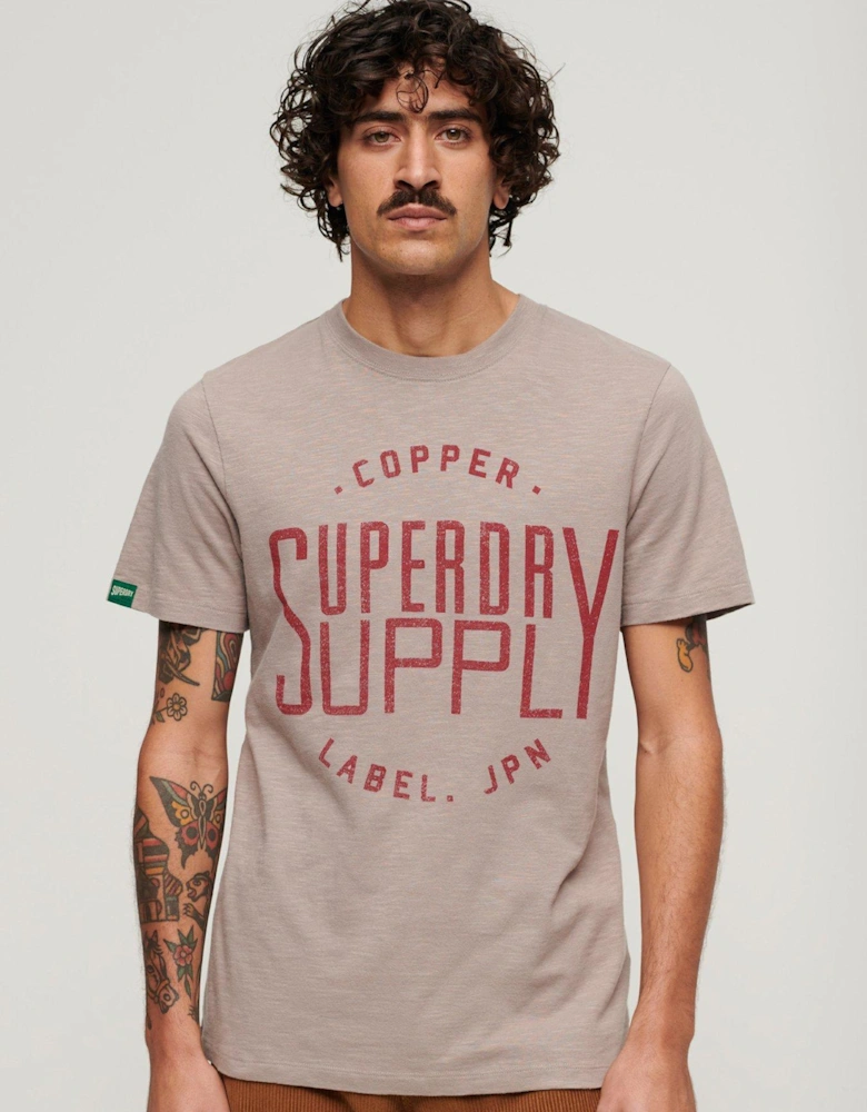 Copper Label Workwear T-shirt - Beige