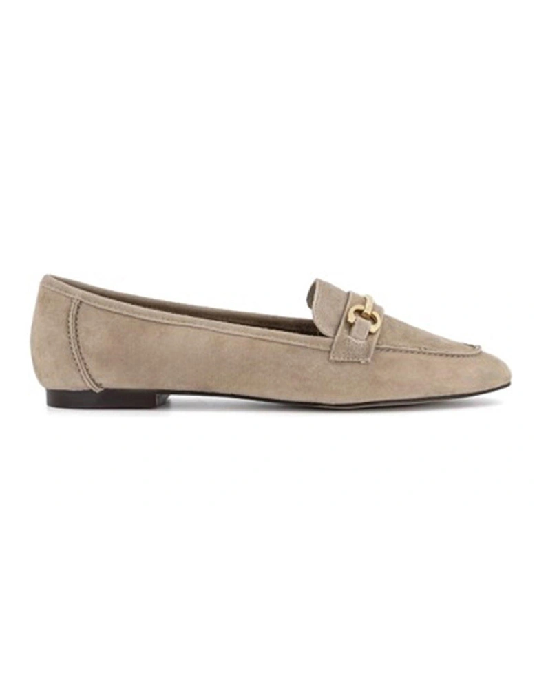 Finnegan Snaffle Front Suede Loafers - Taupe Suede