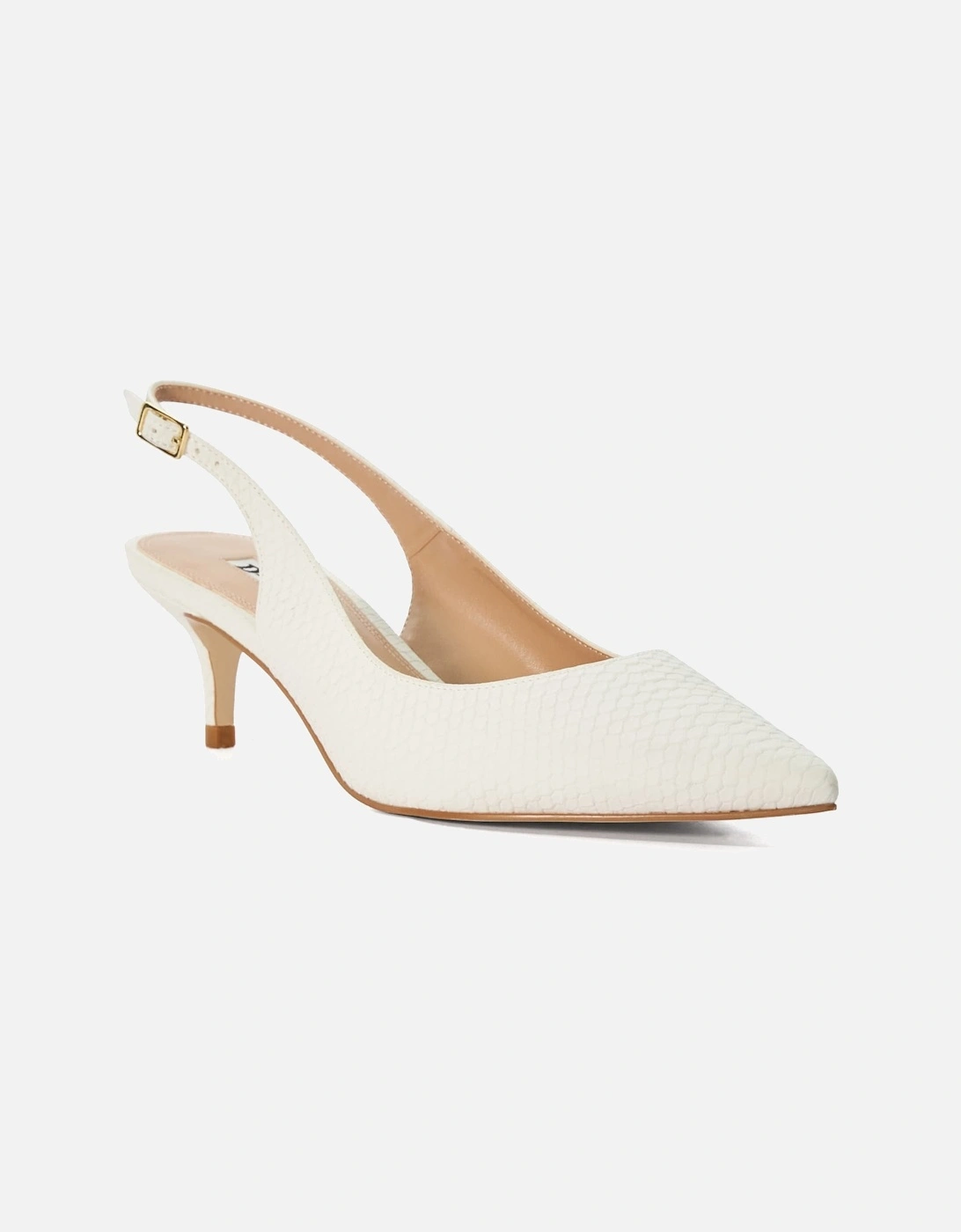 Ladies Cassino - Heeled Slingback Courts, 6 of 5