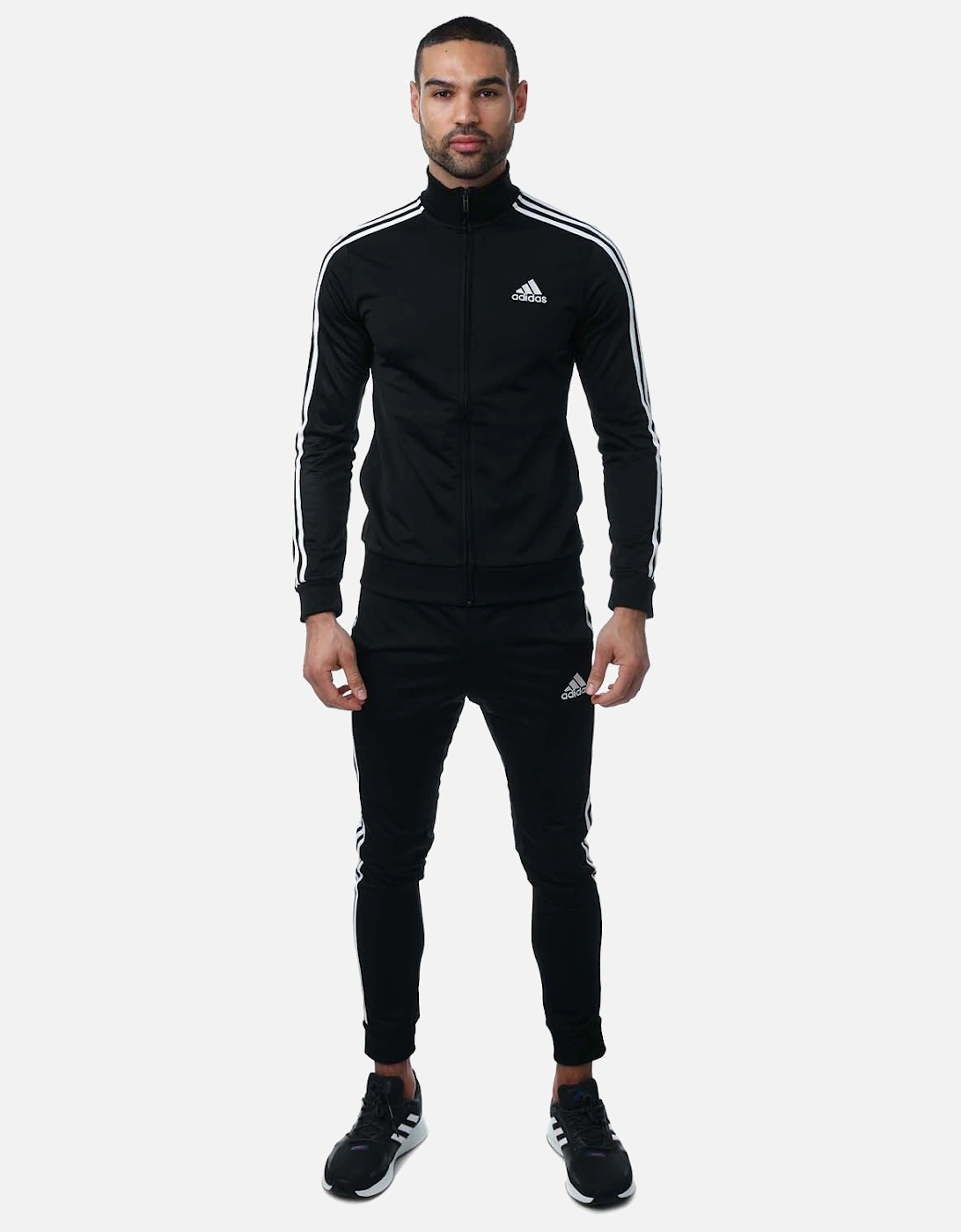 Mens Basic 3 Stripe Tricot Tracksuit, 7 of 6