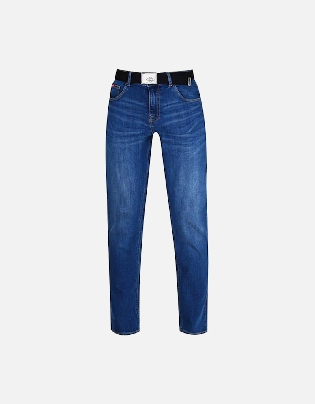 Mens Belted Jeans, 2 of 1
