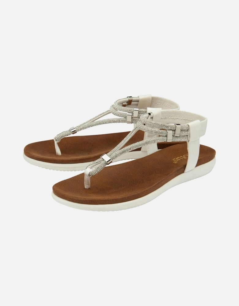 Chica Womens Toe Post Sandals