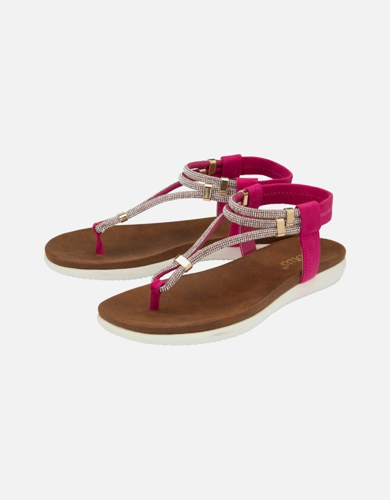 Chica Womens Toe Post Sandals