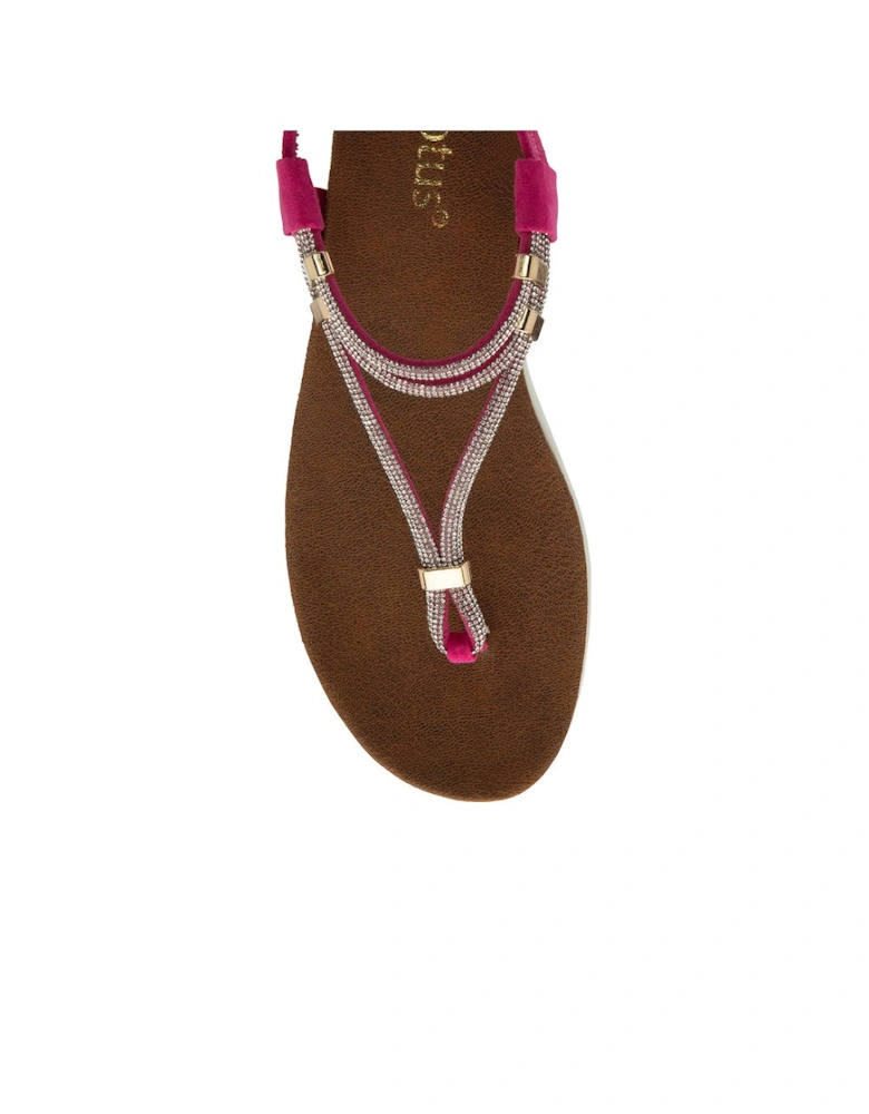 Chica Womens Toe Post Sandals