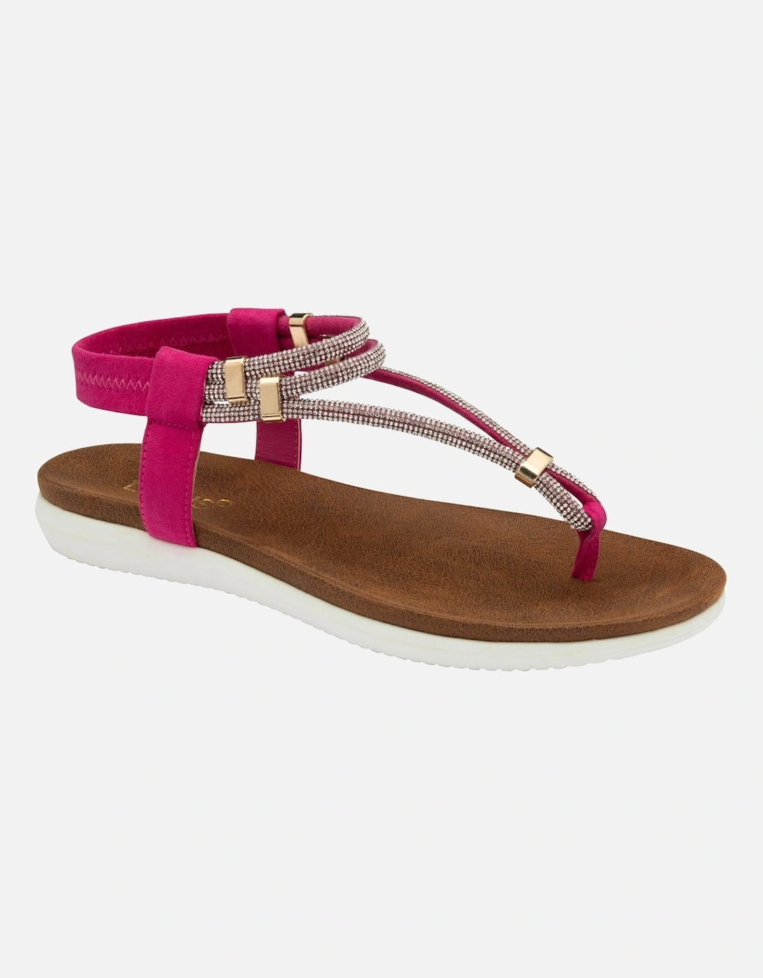 Chica Womens Toe Post Sandals, 5 of 4