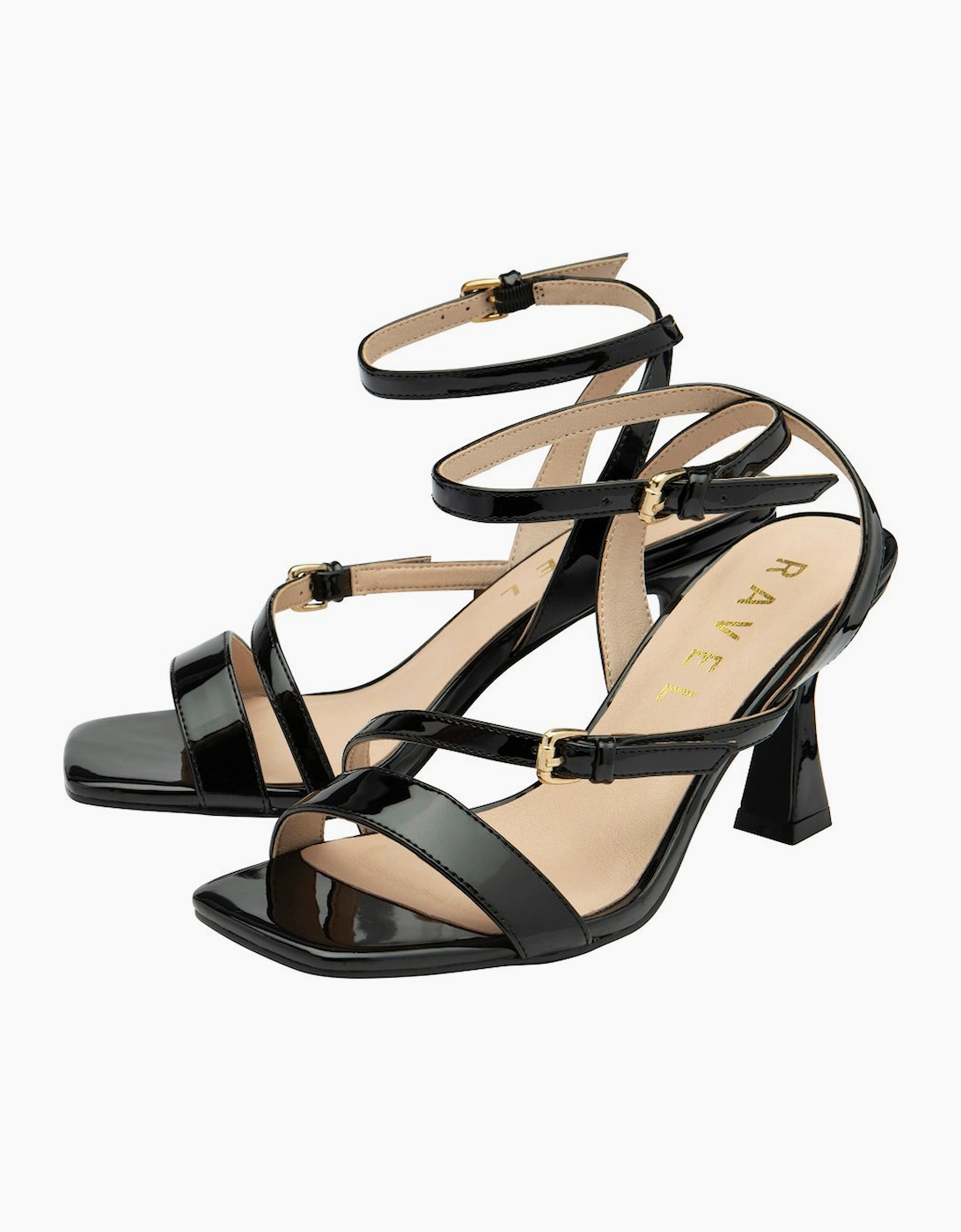 Ravel Women's Black Arten Heeled Sandals - : Size 7
