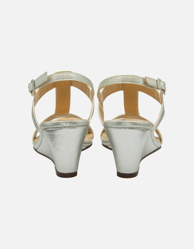 Ilaria Womens Wedge Sandals