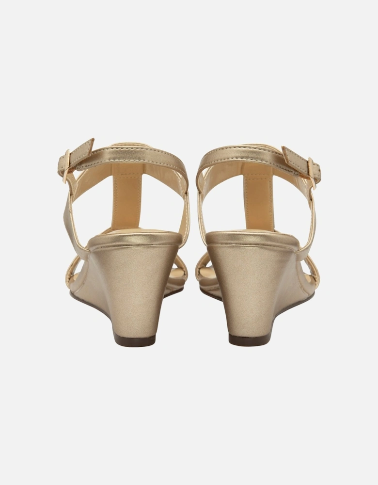 Ilaria Womens Wedge Sandals