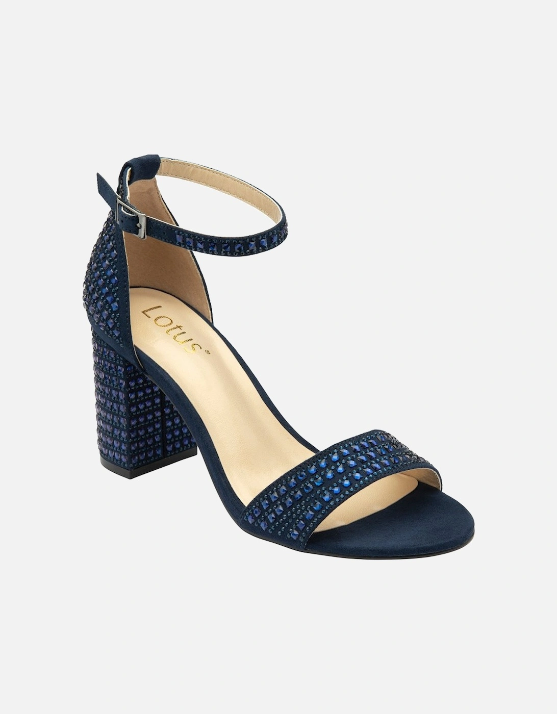 Lotus Women's Marquesa Womens Heeled Sandals - Navy - Size: 7