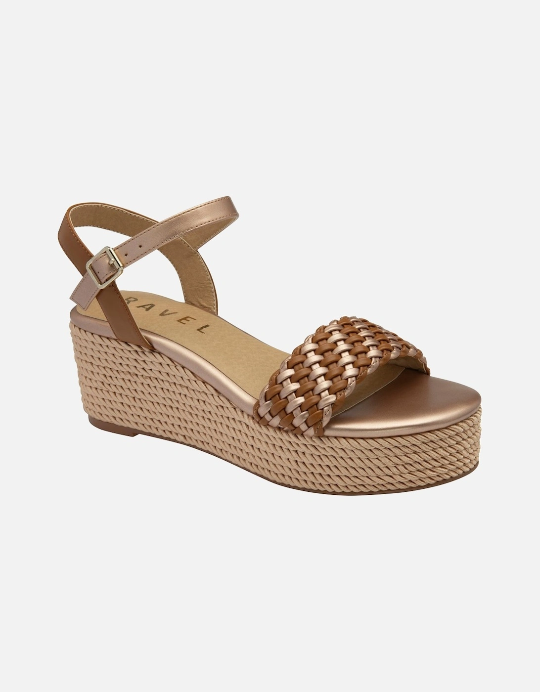 Kippen Womens Wedge Sandals, 5 of 4