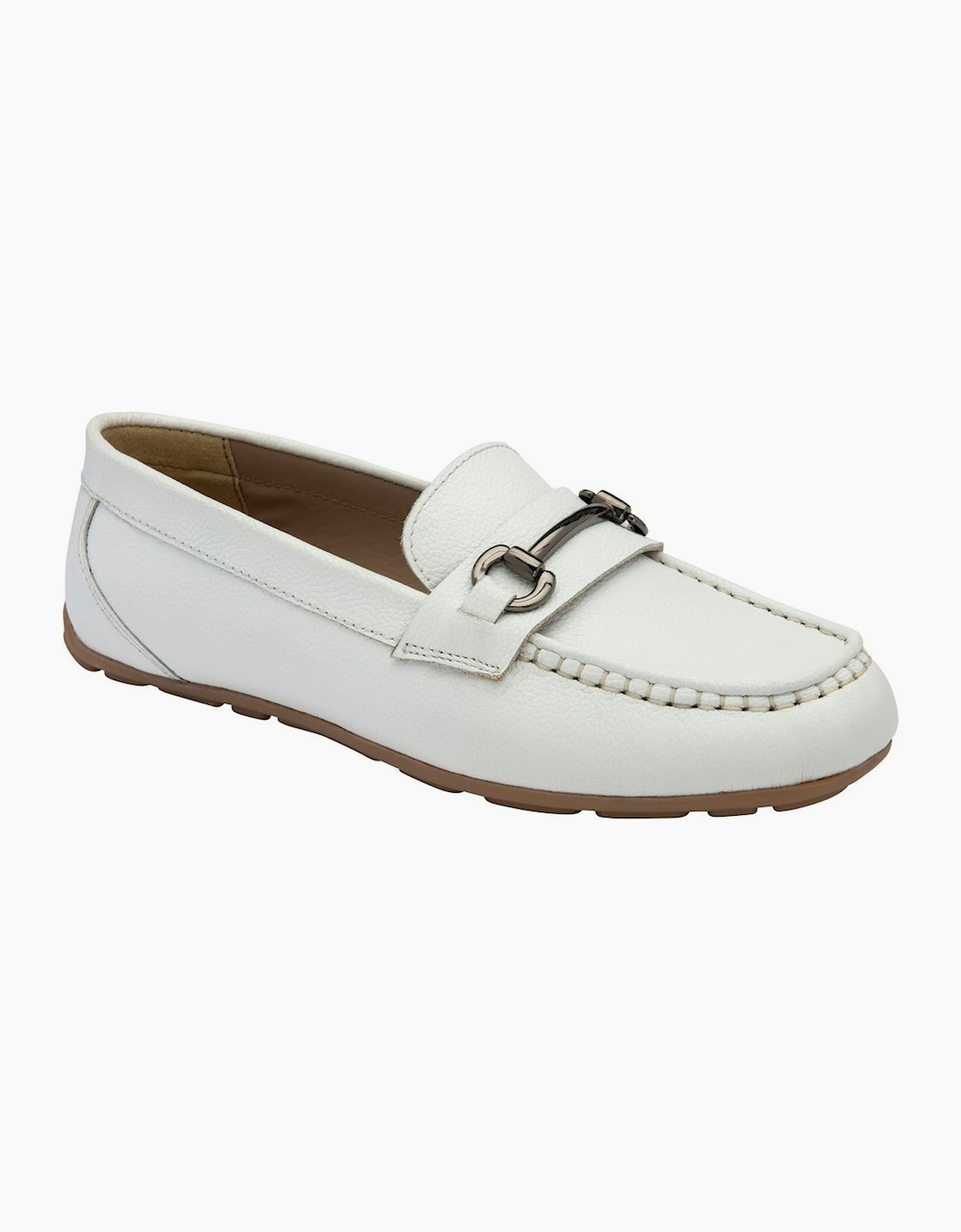 Ravel Women's Dutton Womens Loafers - White - Size: 3