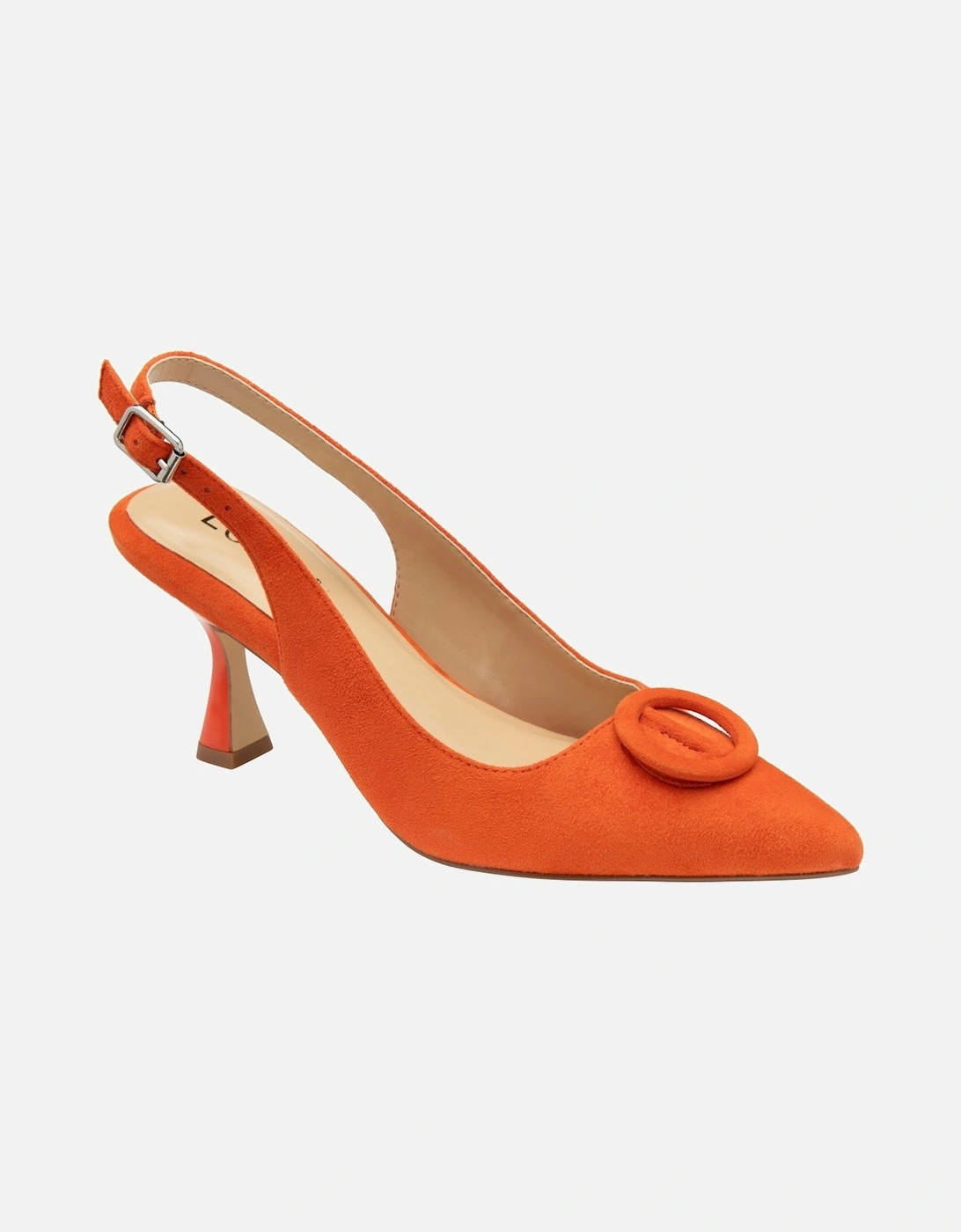 Delfina Womens Slingback Court Shoes, 5 of 4