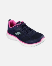 Navy/Hot Pink Leathe