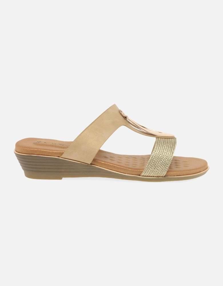 Porto Womens Low Wedge Sandals