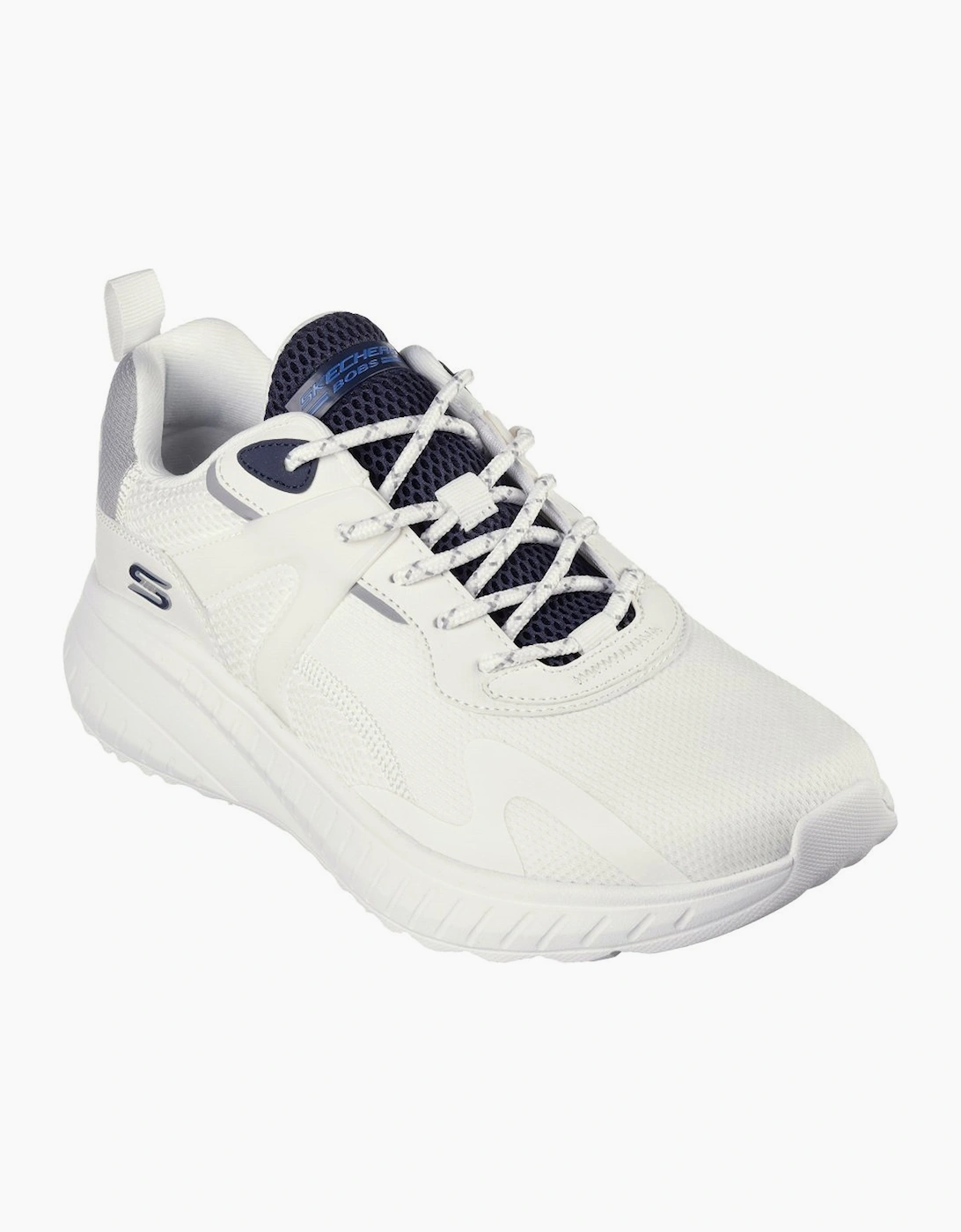 Skechers Men's BOBS Squad Chaos Elevated Drift Mens Trainers - White - Size: 6