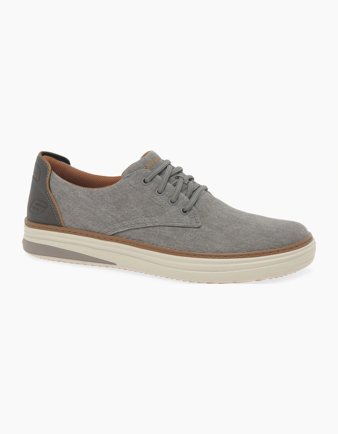Skechers Men's Hyland Ratner Mens Canvas Shoes - Grey - Size: 9