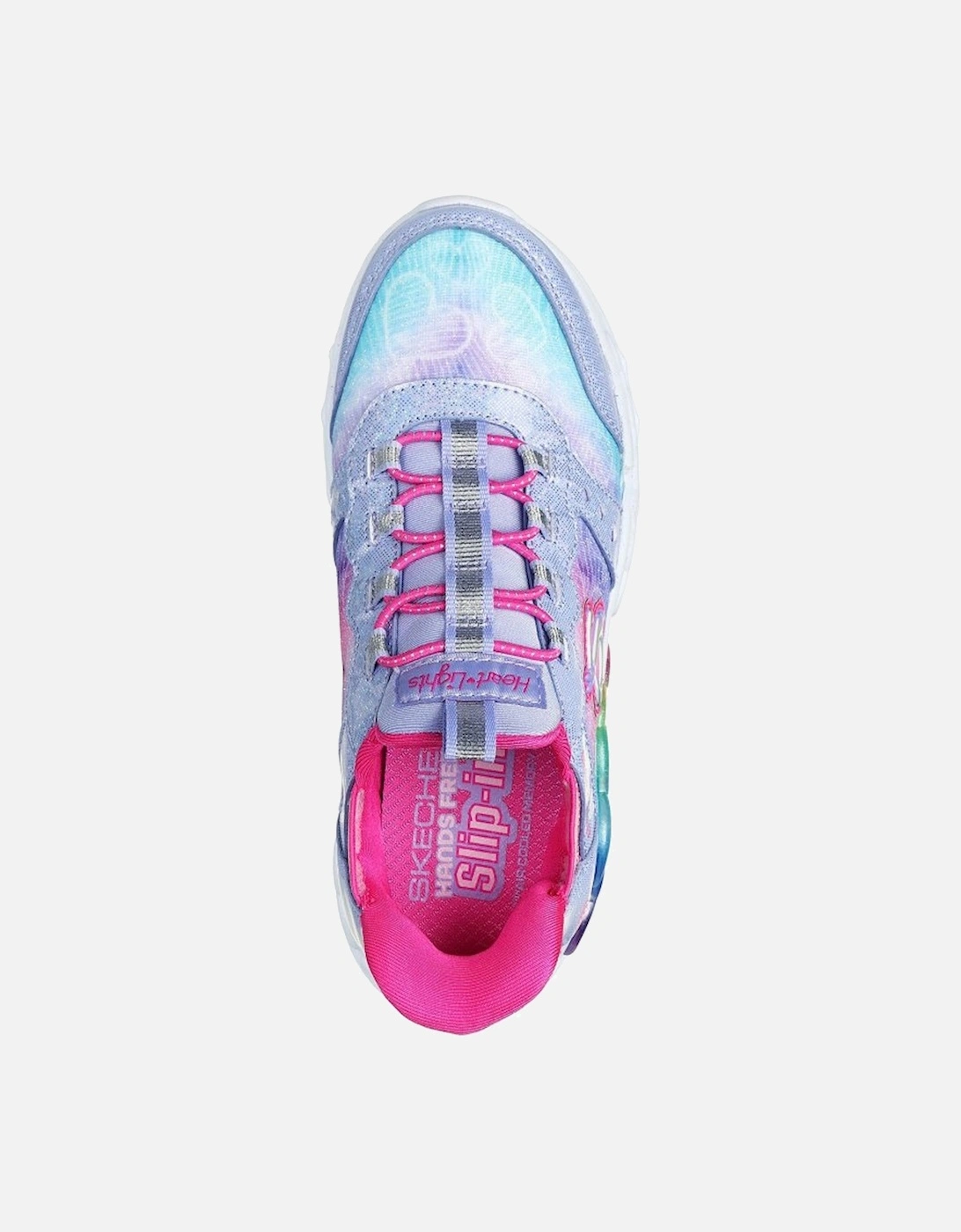 Slip Ins: Infinite Heart Lights Girls Trainers