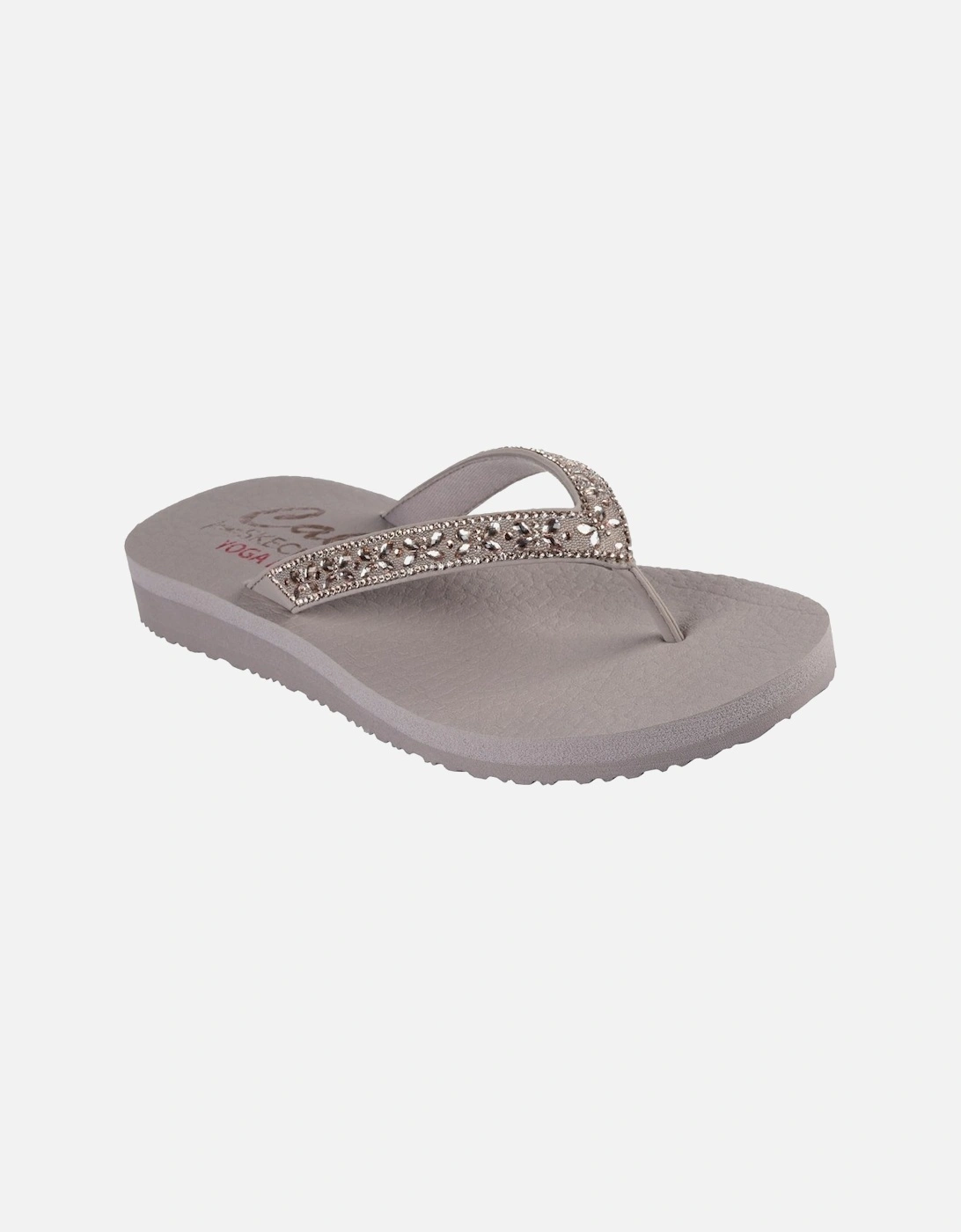 Meditation Butterfly Garden Womens Toe Post Sandals, 6 of 5