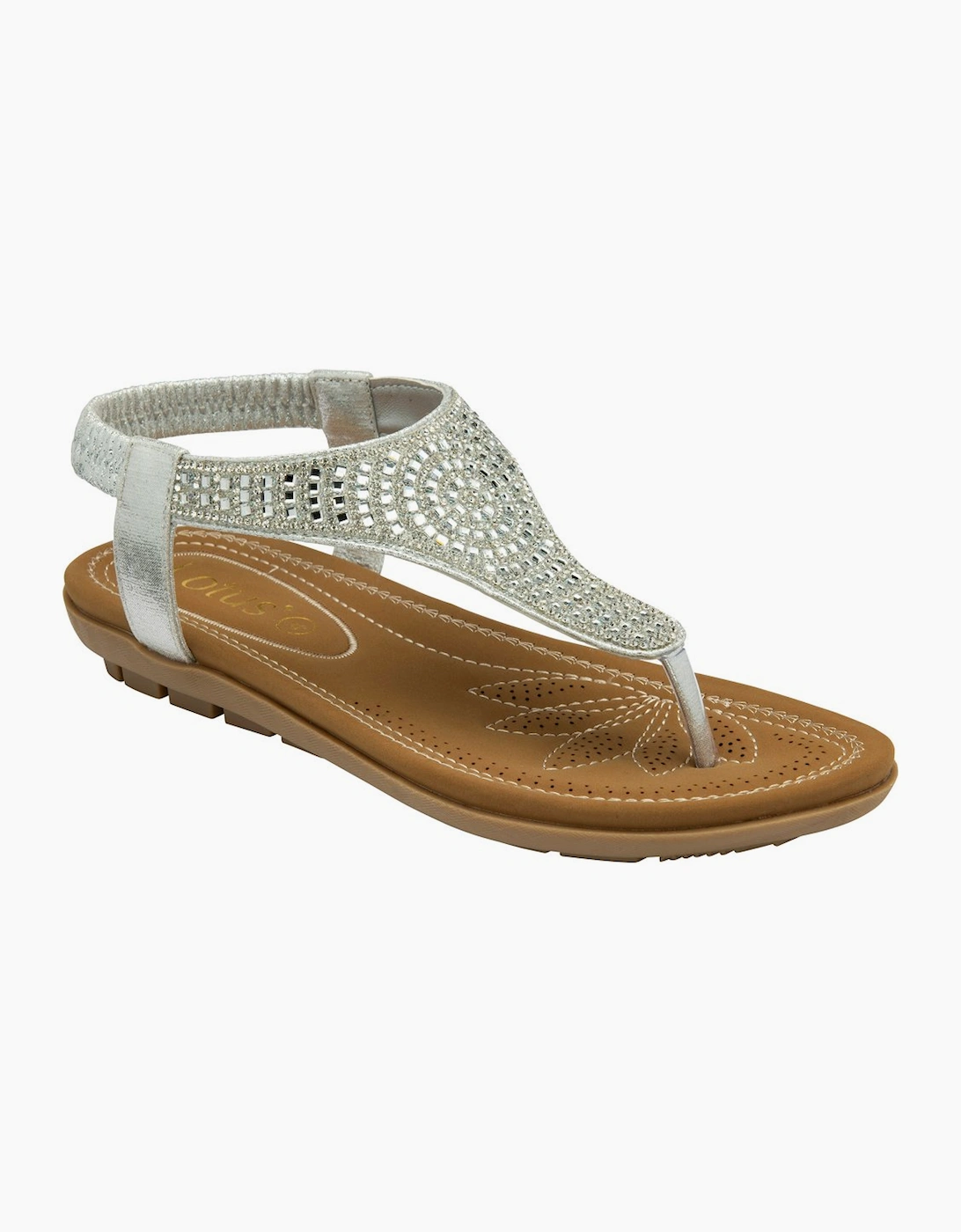 Lotus Women's Aura Womens Toe Post Sandals - Brown - Size: 3