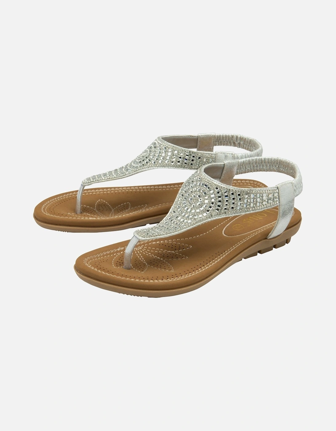 Aura Womens Toe Post Sandals