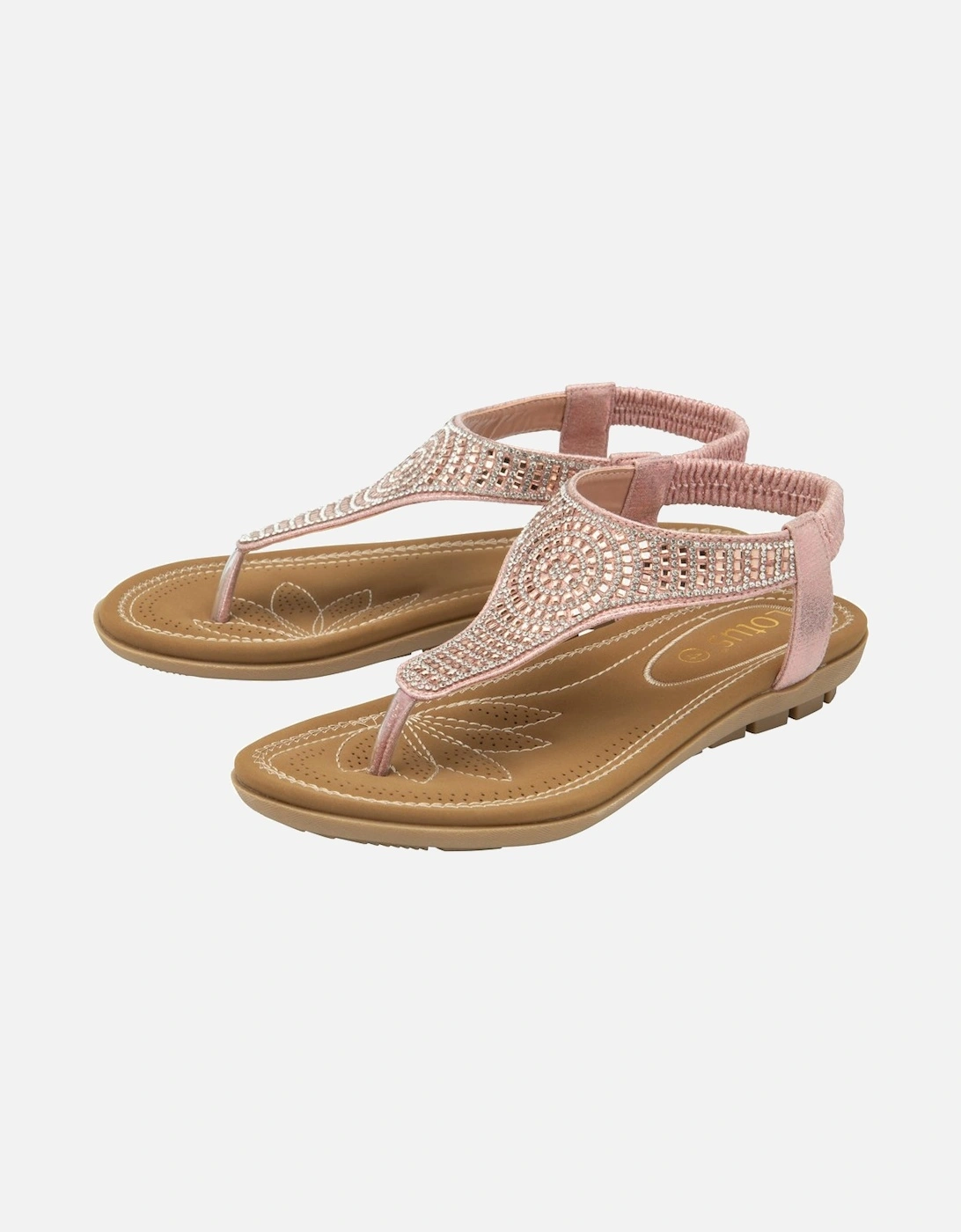 Aura Womens Toe Post Sandals