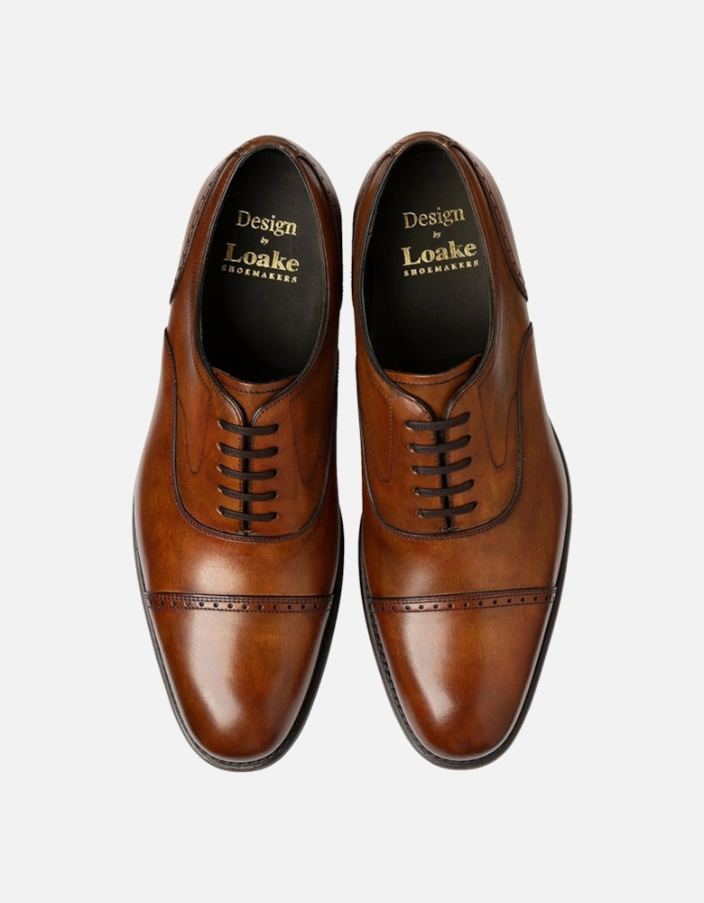 Hughes Hand Painted Shoe Chestnut