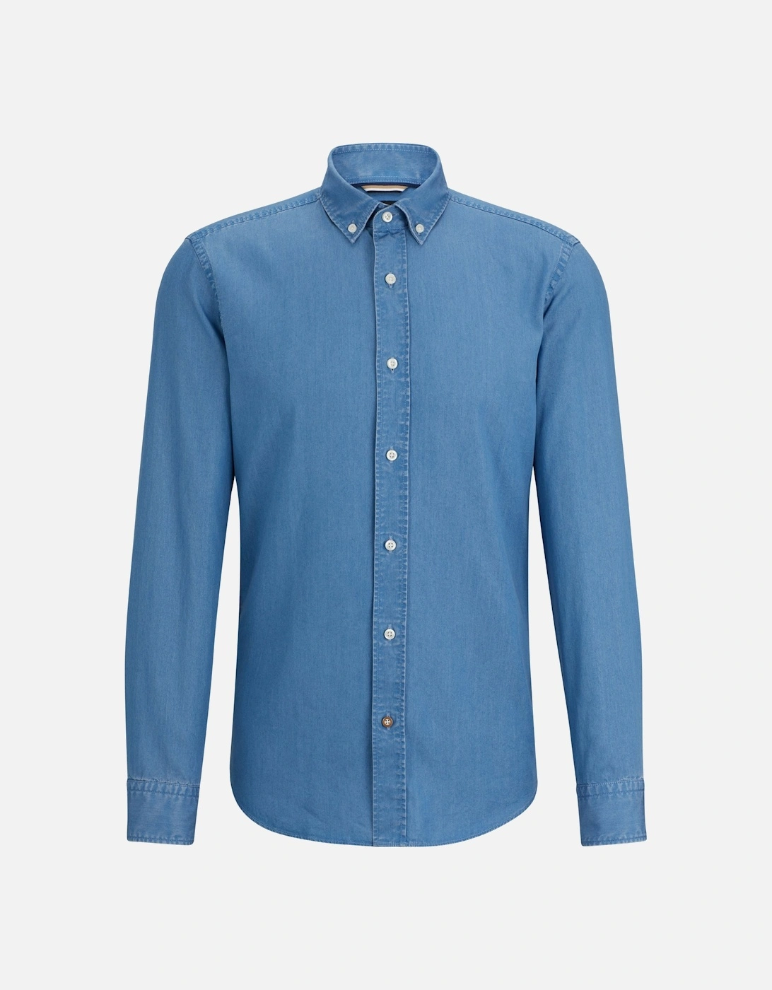 Boss C-hal-bcd-c1-223 Long Sleeved Denim Shirt Bright Blue, 3 of 2