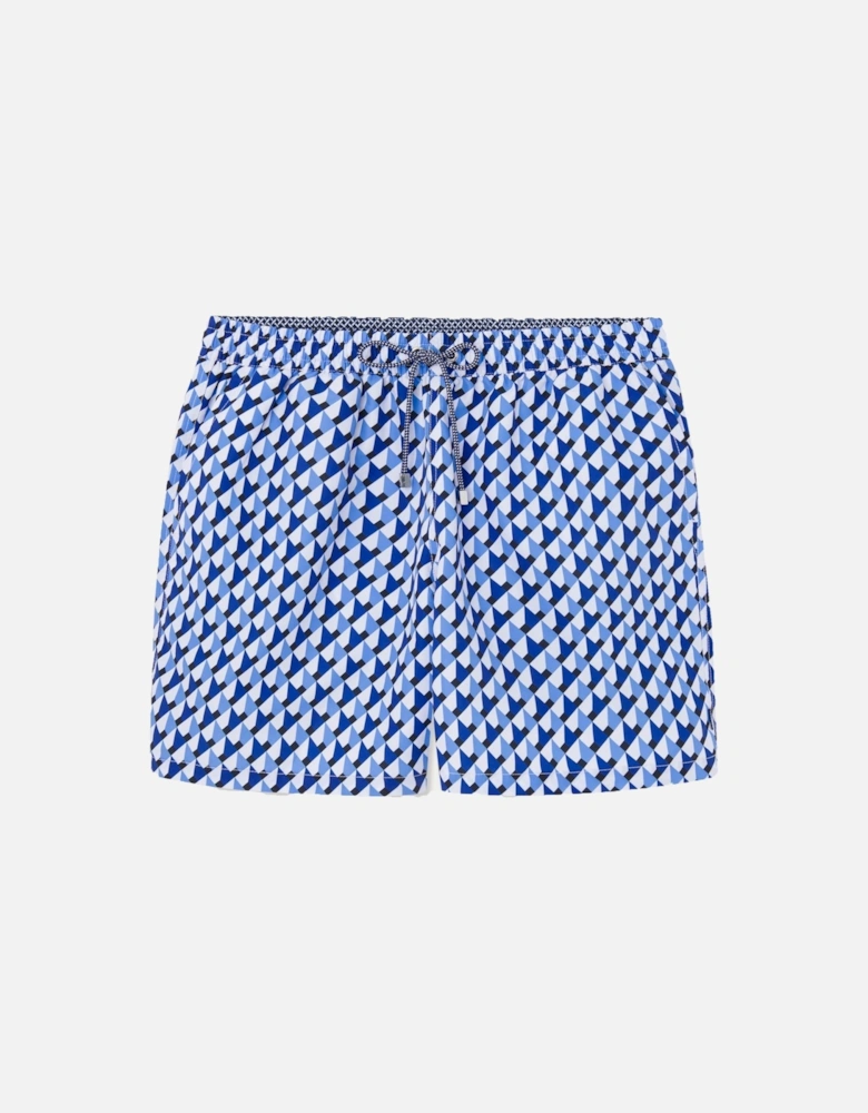 Chain Tailored Swim Short Blue