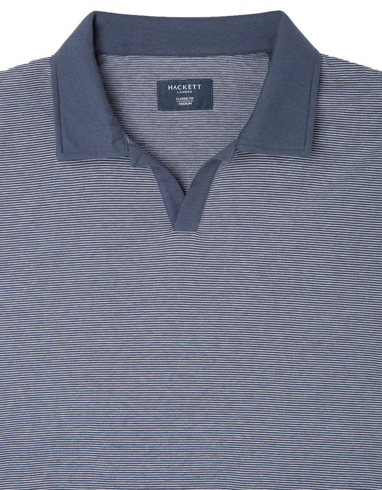 Johnny Clr Str Polo Navy