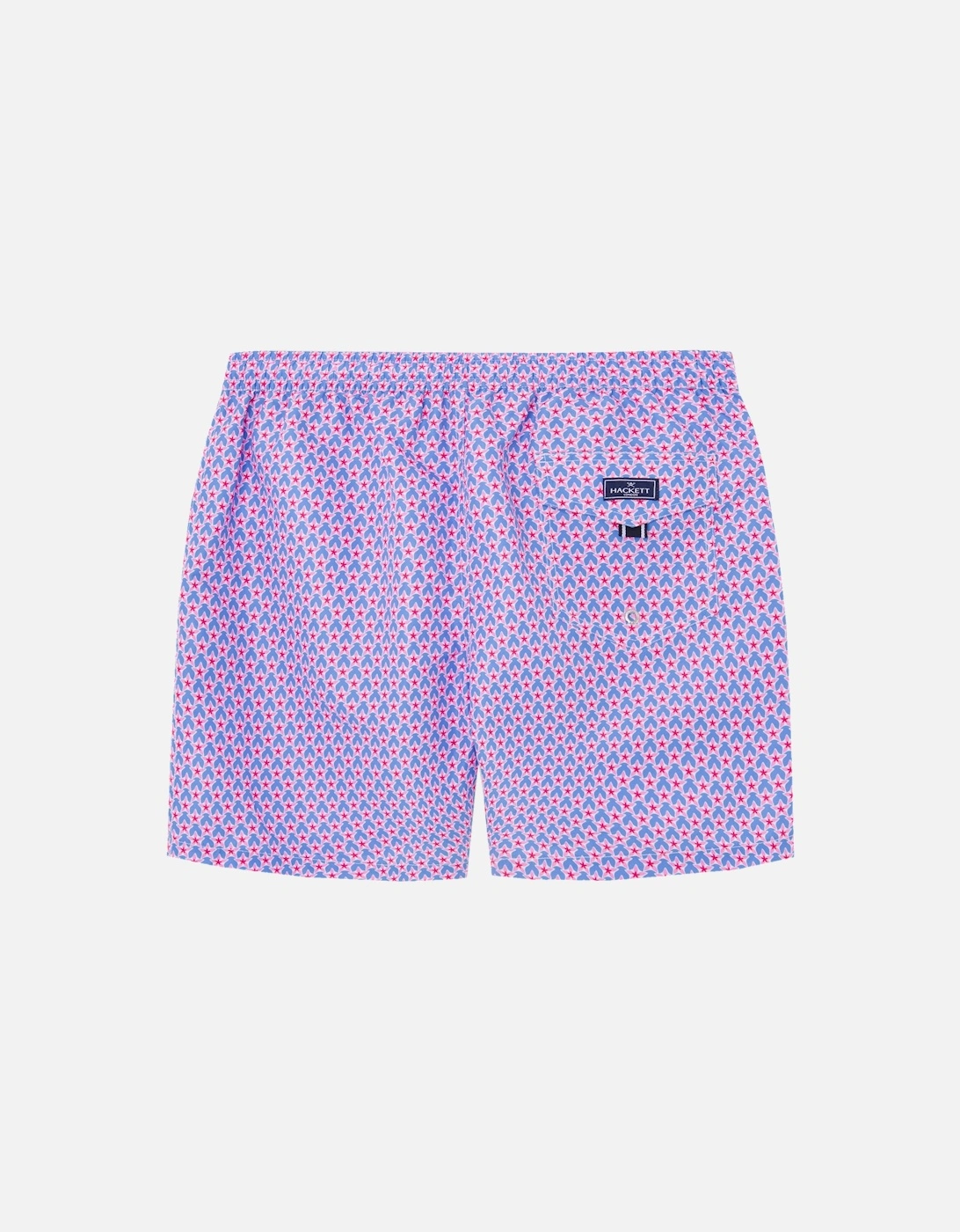 Floral Geo Swim Short Marine Blue