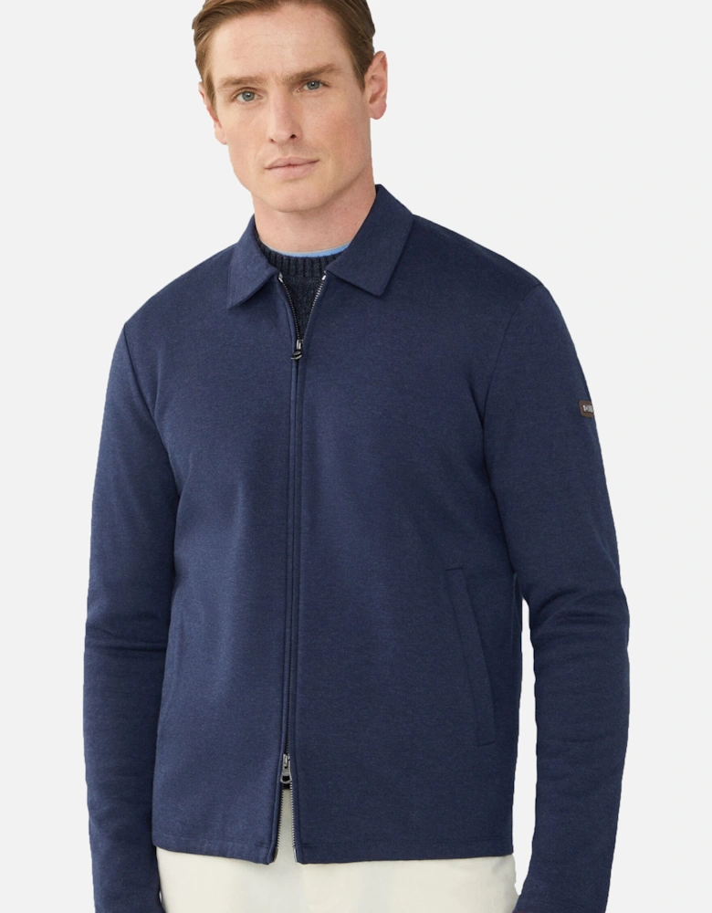 Double Knit Full Zip Navy