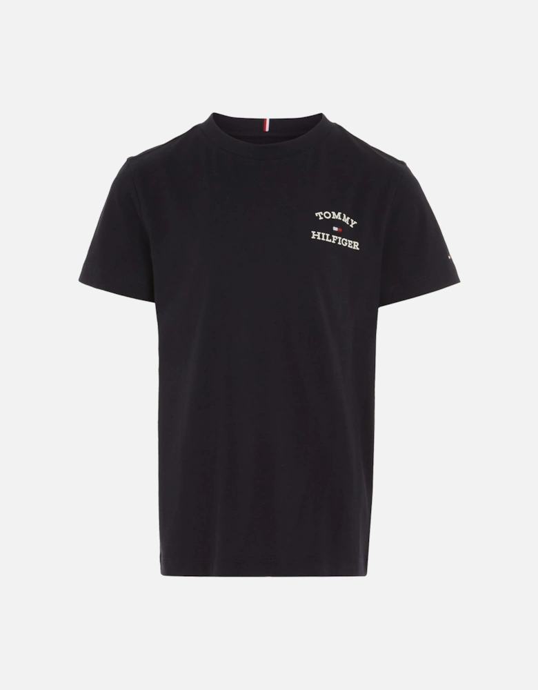 Youths Chest Logo T-Shirt (Black)