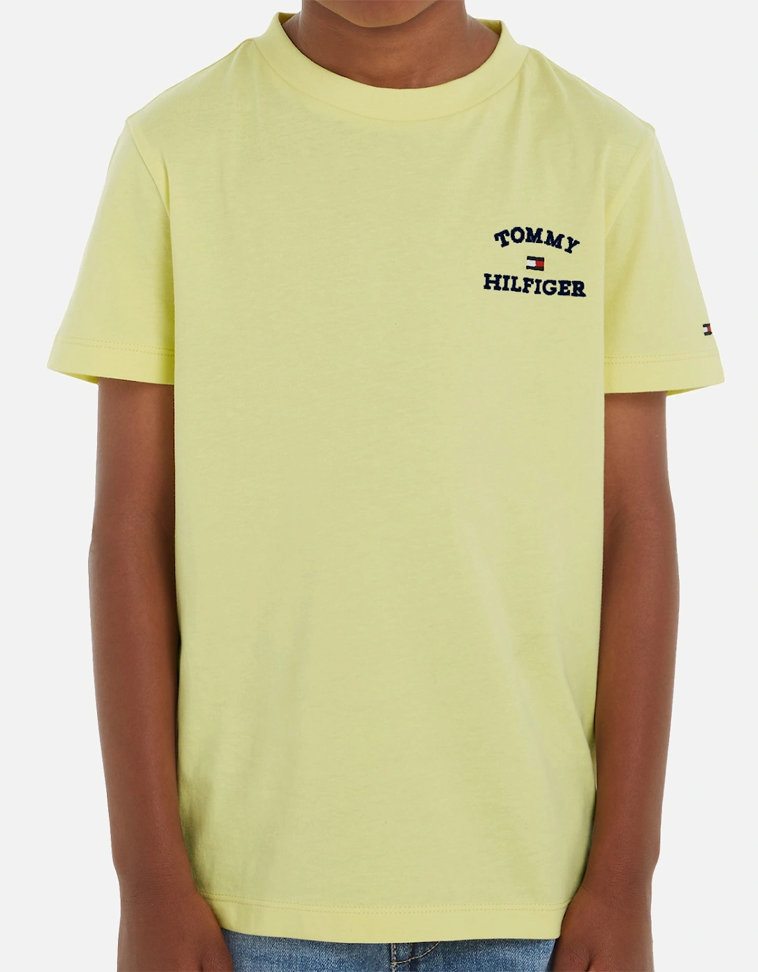 Youths Chest Logo T-Shirt (Yellow)
