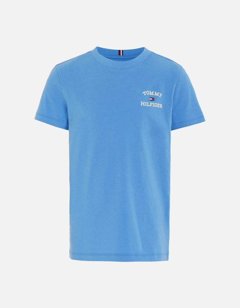 Youths Chest Logo T-Shirt (Blue)