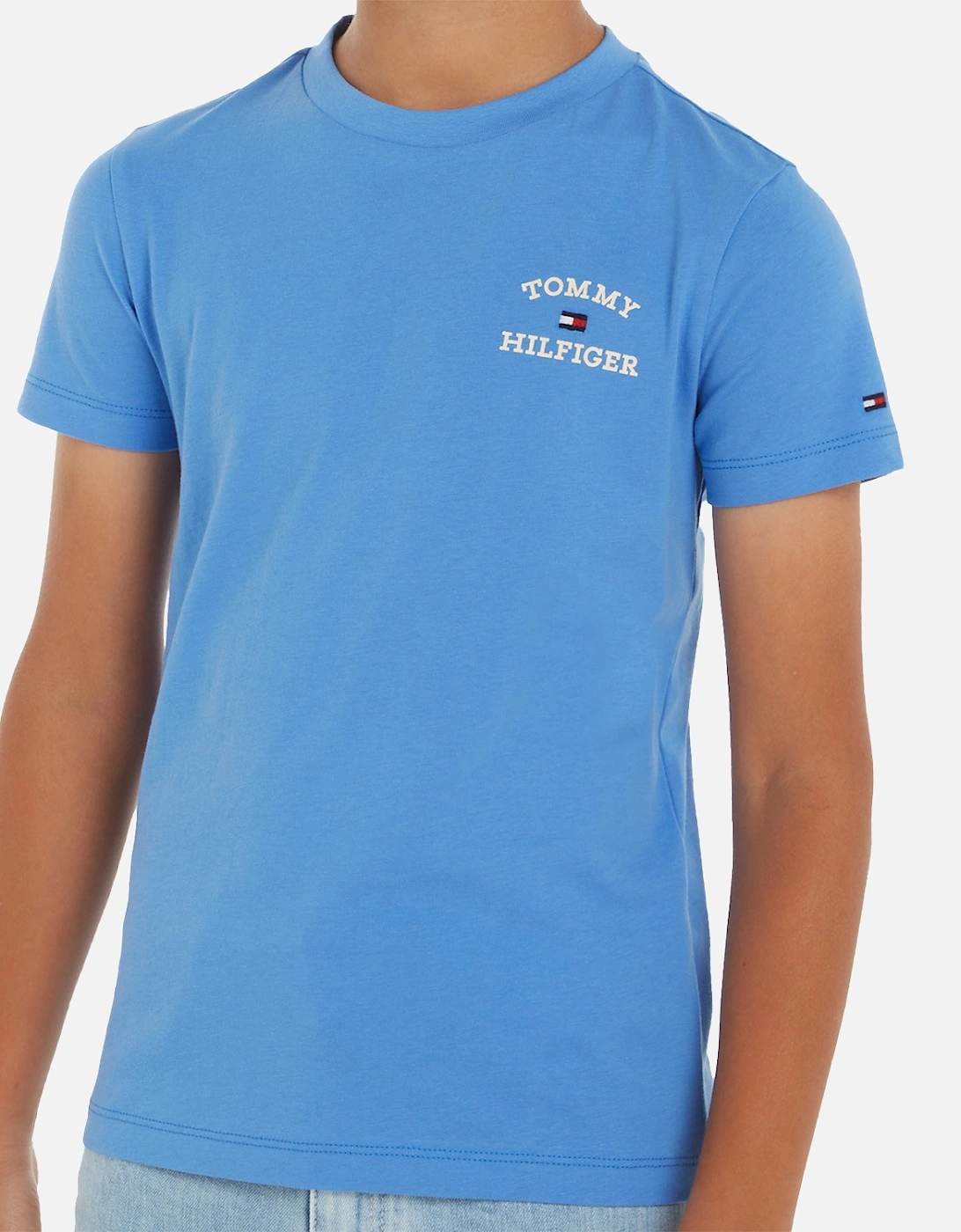 Youths Chest Logo T-Shirt (Blue)