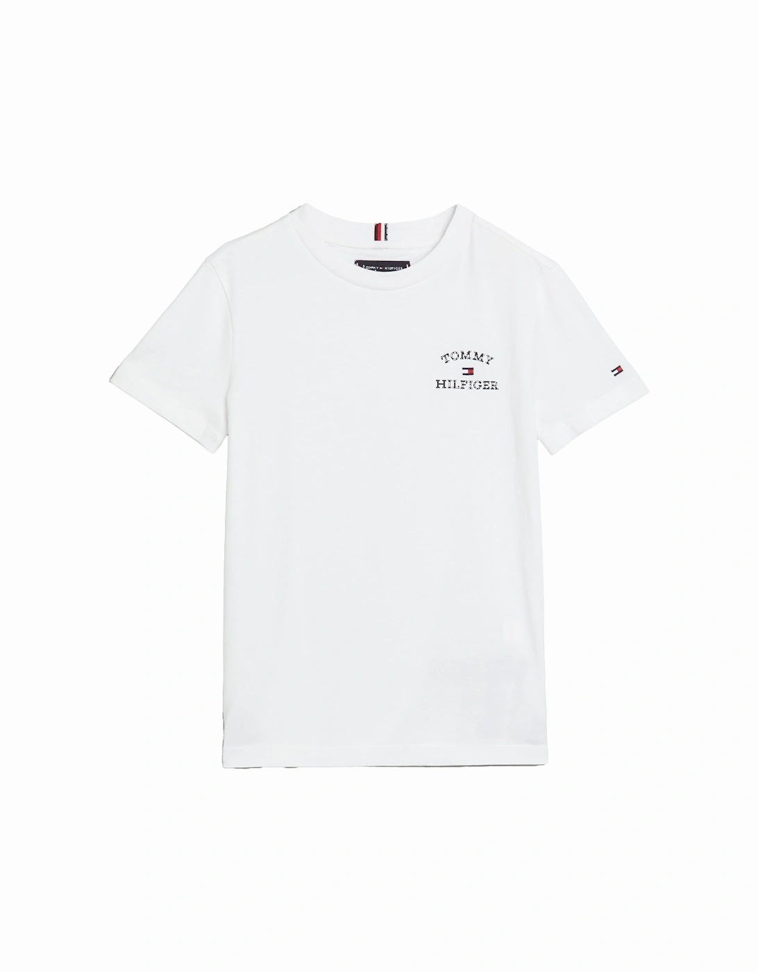 Youths Chest Logo T-Shirt (White), 6 of 5