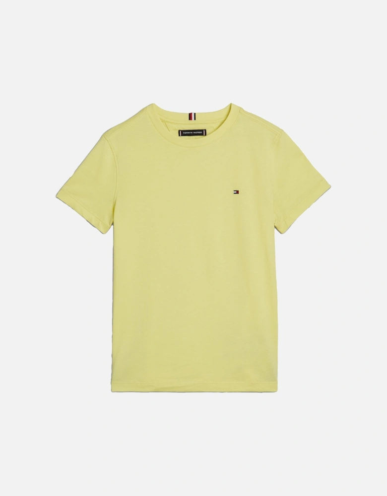 Youths Essential Cotton T-Shirt (Yellow)