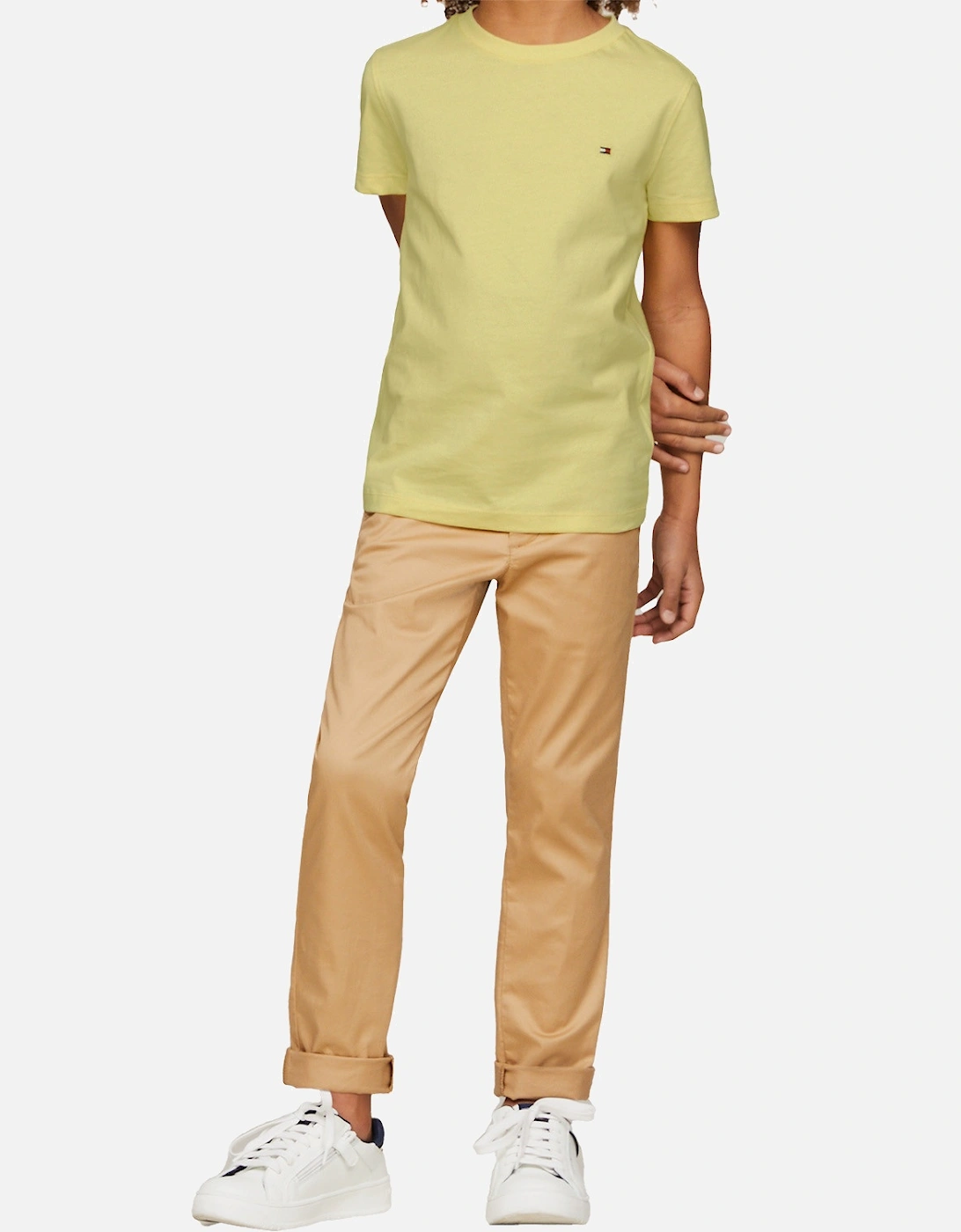 Youths Essential Cotton T-Shirt (Yellow)