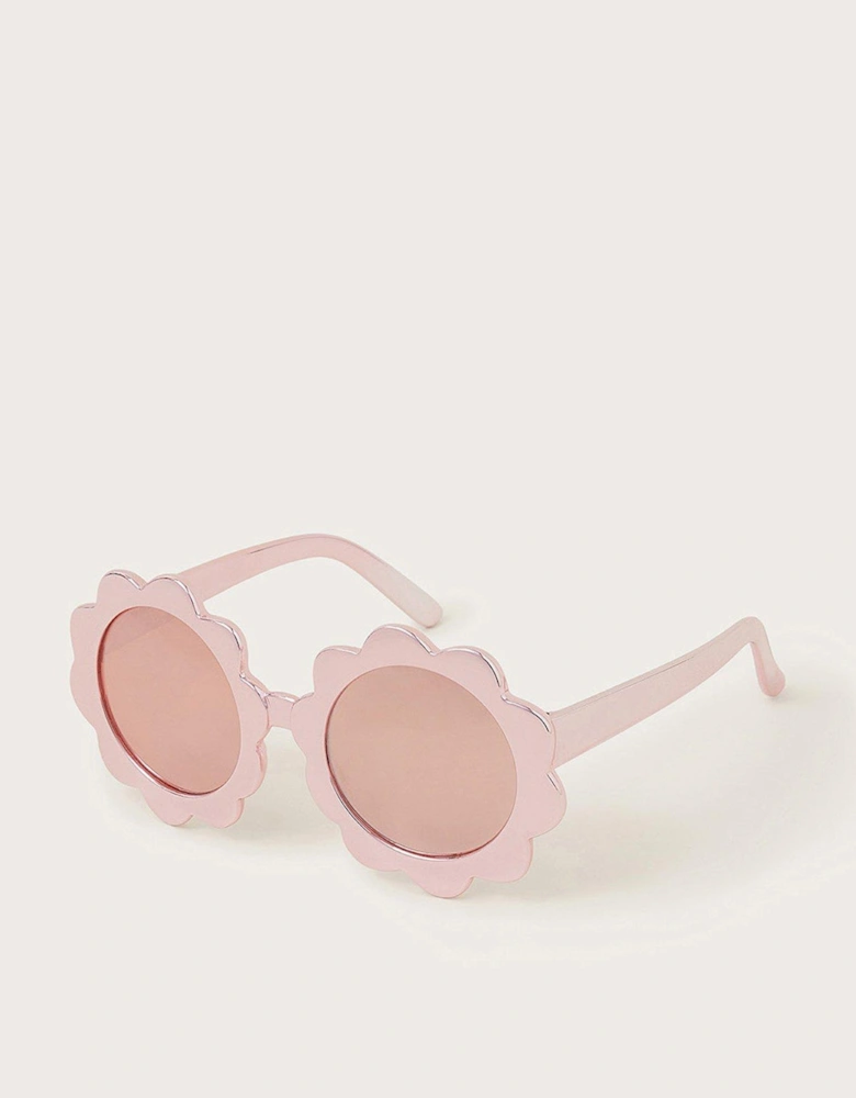 Girls Flower Sunglasses - Rose Gold