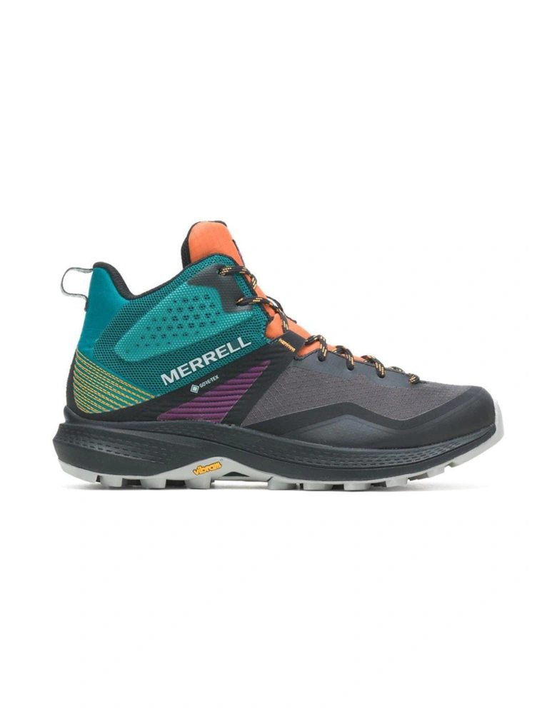 Womens Mqm 3 Goretex Mid Hiking Boots - Orange/green