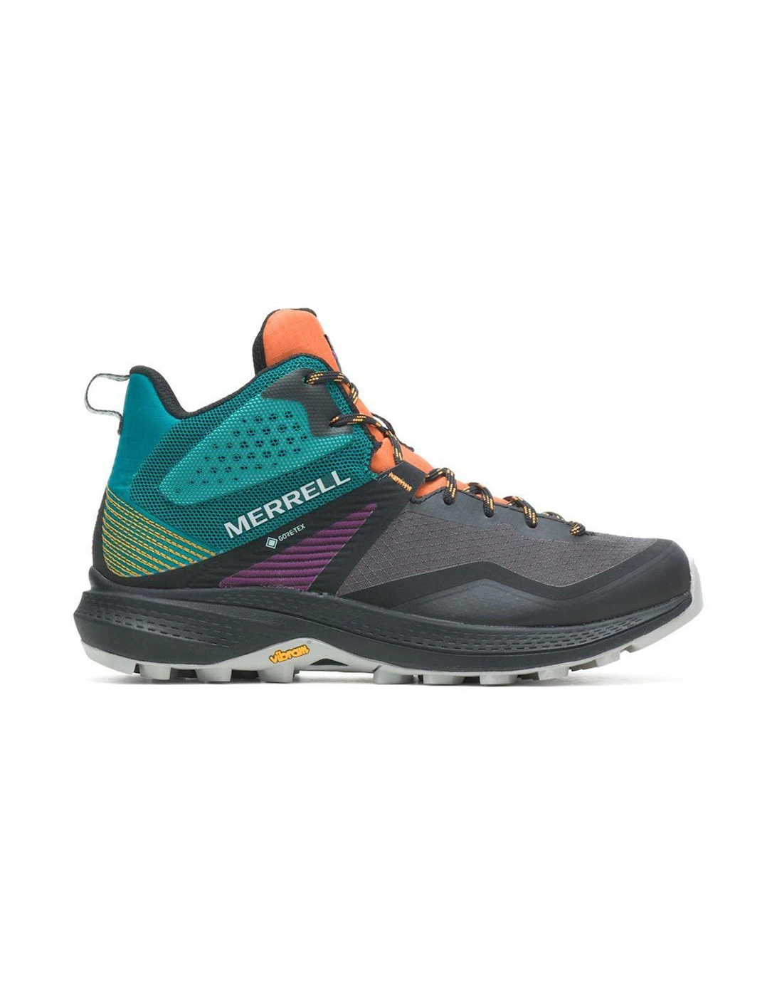 Womens Mqm 3 Goretex Mid Hiking Boots - Orange/green, 7 of 6