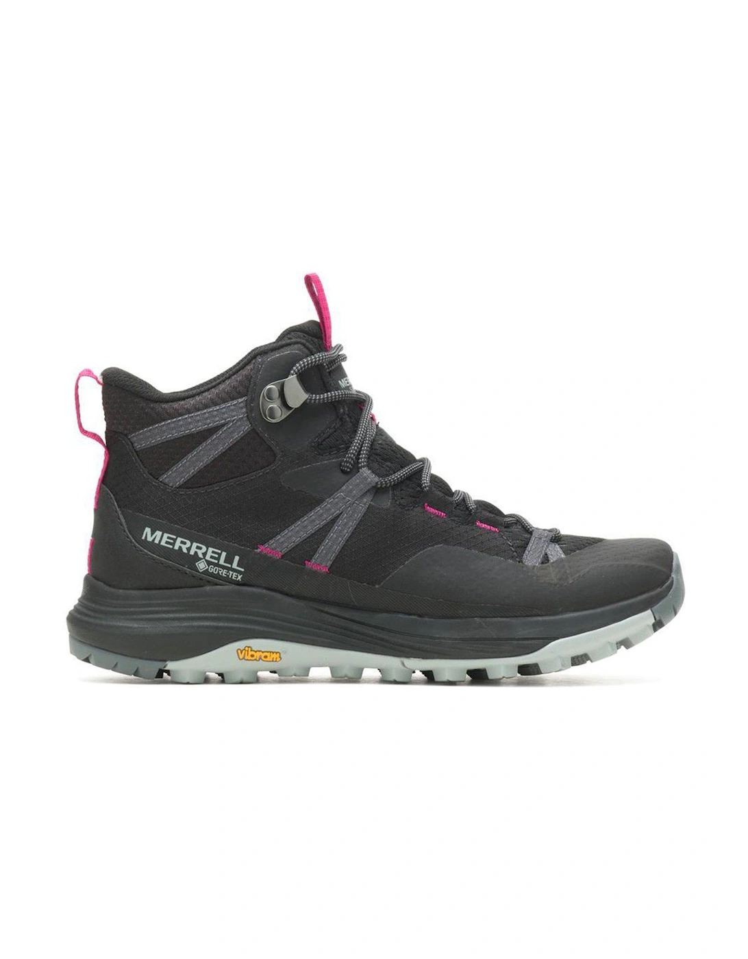 Womens Siren Goretex Mid Hiking Boots - Black, 3 of 2