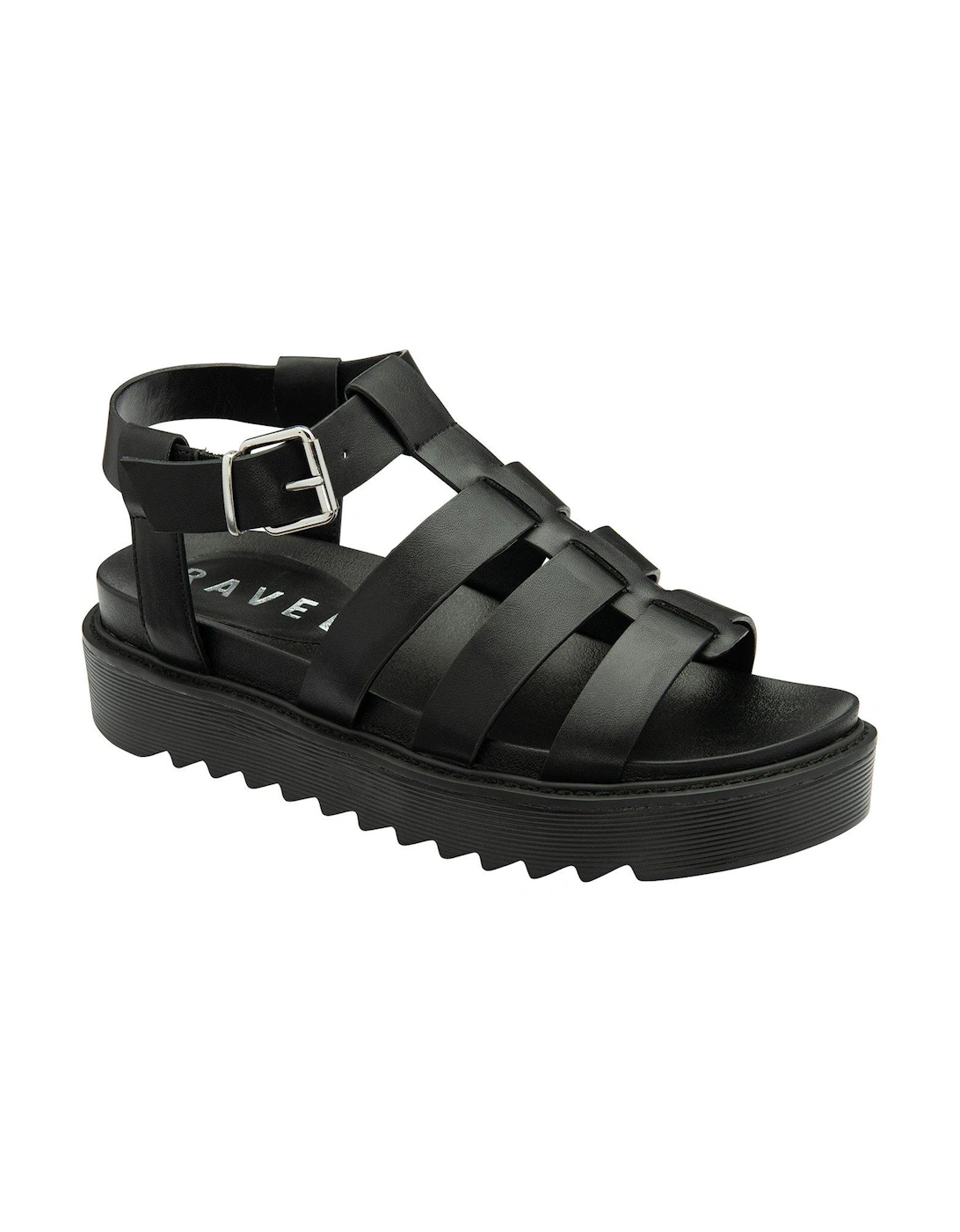 Oakley Gladiator Flatform Wedged Sandals - Black, 2 of 1